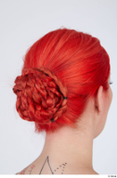  Groom references Lady Winters  004 braided hair hair bun head red long hair 0007.jpg